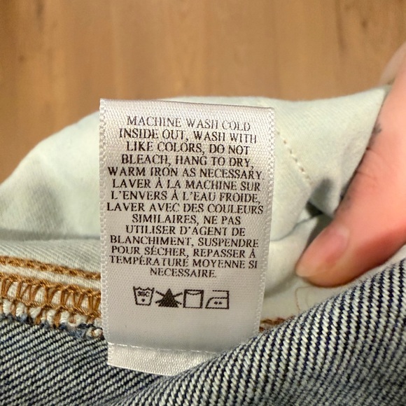 A.L.C. Blue Wide-Leg Women Jeans - Picture 5 of 5